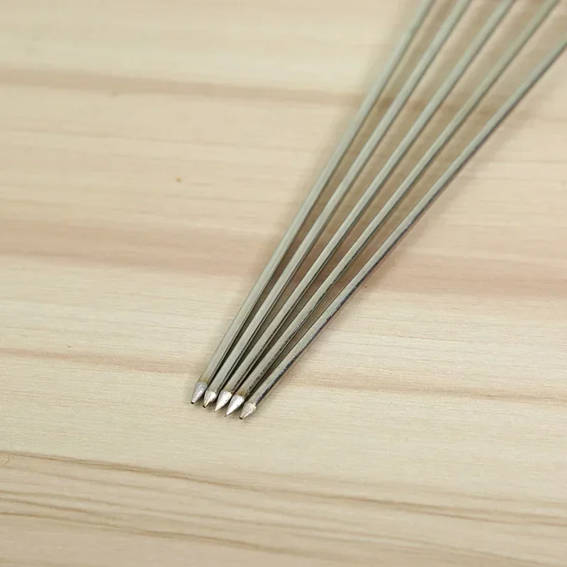 Stainless Steel Barbecue Skewer 10Pcs Reusable BBQ Skewers For Outdoor Camping Picnic Cooking Tools BBQ Supplies barbecue skewers,bbq grilling accessories
