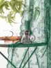 1pc Floral Lace Decorated Door Curtain, Curtains for Living Room, Bedroom, Balcony, Curtains with Rod Pocket 4