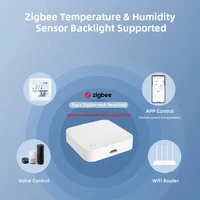 Smart Tuya ZigBee Home Temperature Humidity Sensor with BackLight LCD Works With Google Assistant and Need Tuya Zigbee Hub - Image 2