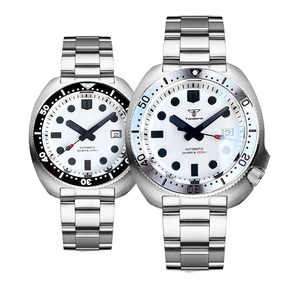 300m WATER RESISTENCE NH35 Turtle Professional Watch Diver Master Steel Automatic Wristwatch Men 120clicks Bezel 4.1 crown White yelang men s watch 44mm super dive 300m professional waterproof sw220 movement luxury swiss automatic mechanical watch v5 1