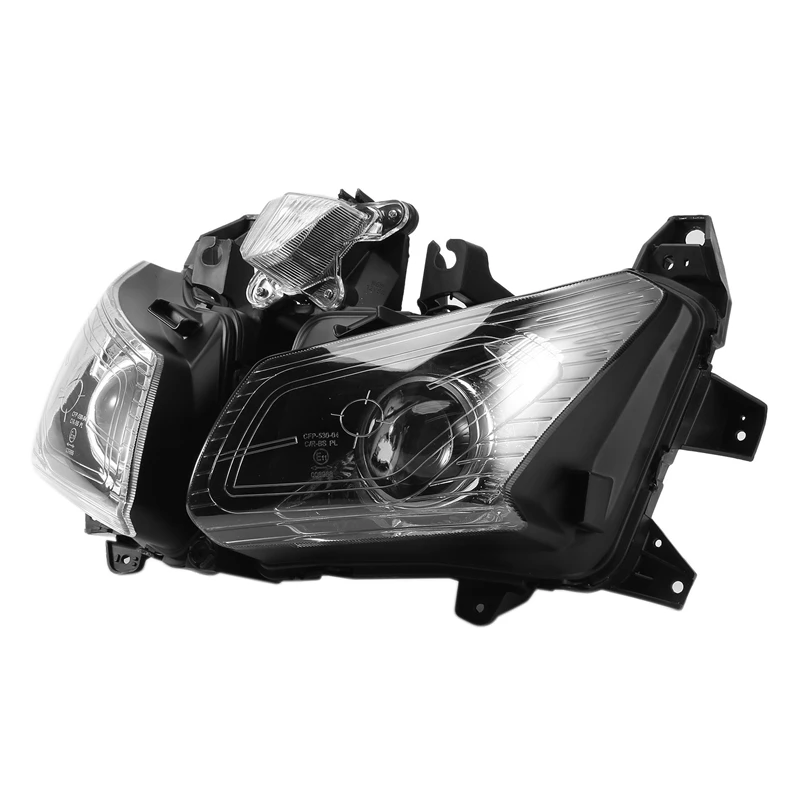 

1 Piece Motorcycle Headlight Assembly Front Twin Head Headlight Assembly For Yamaha TMAX 530 TMAX-530 12-14