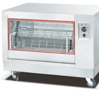 Commercial Chicken Rotisserie Machine Stainless Steel Chicken Rotary Rotisseries Professional Electric Chicken Rotisserie 1