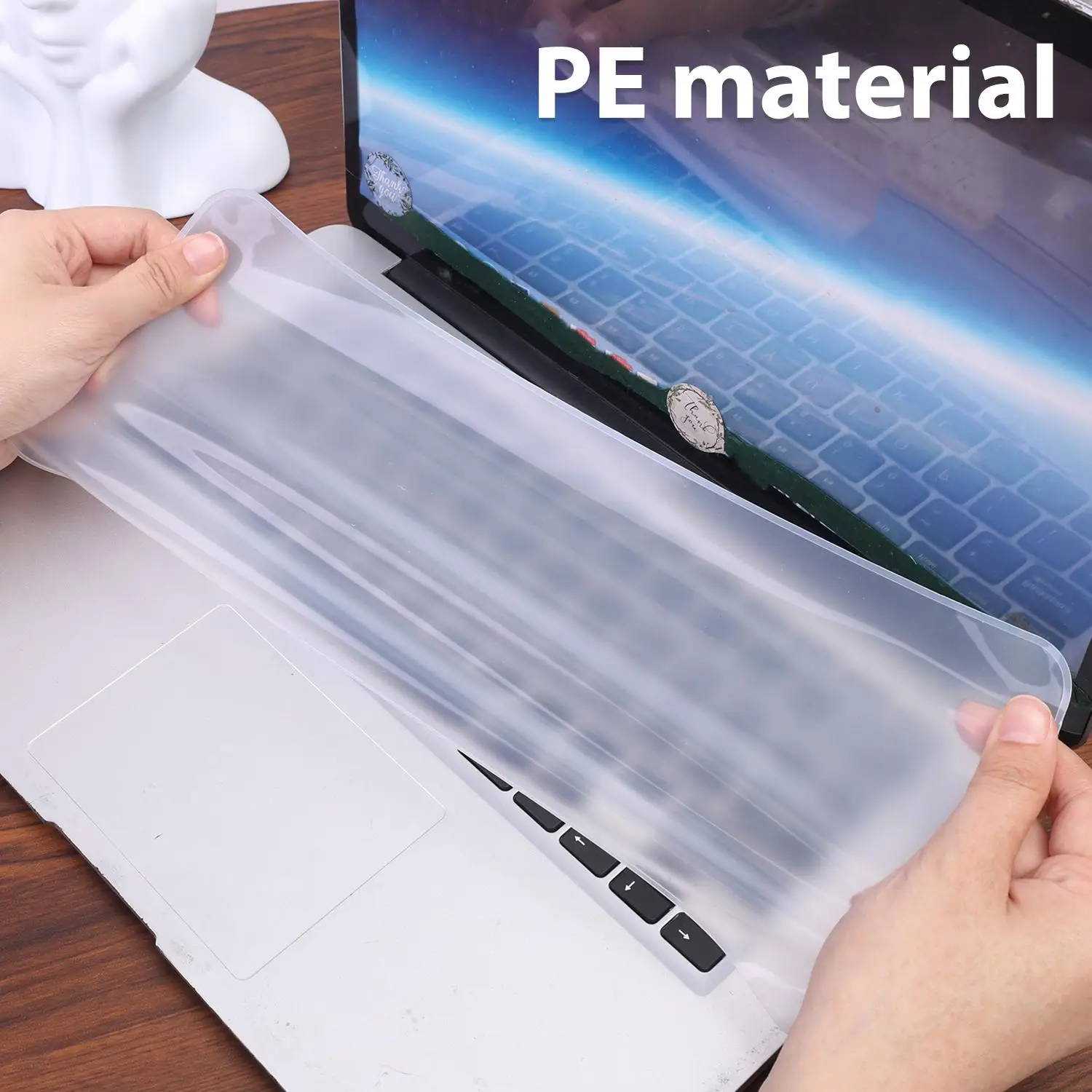 Premium Laptop Keyboard Protector - Clear, Soft, Waterproof, and Dustproof Cover for 15.6 to 17.3 Notebooks