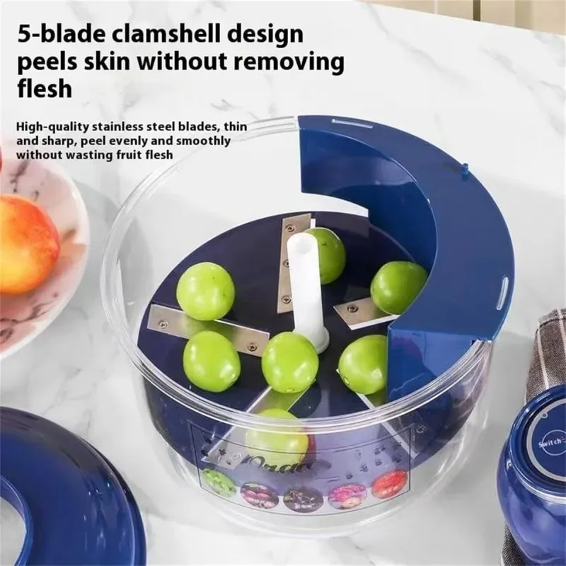 Electric Grape Peeler Machine for Berries and Fruits