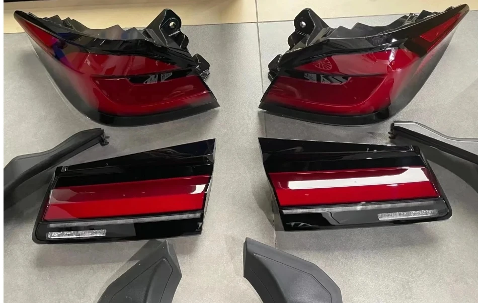 مجموعة مصابيح خلفية ليد لبي دبليو ، مصباح الفرامل ، إشارة الانعطاف ، قطع غيار السيارات ، 5 سلاسل ، نوع ، F10 ، f520i ، 520d ، 530d ، 530i ، m5