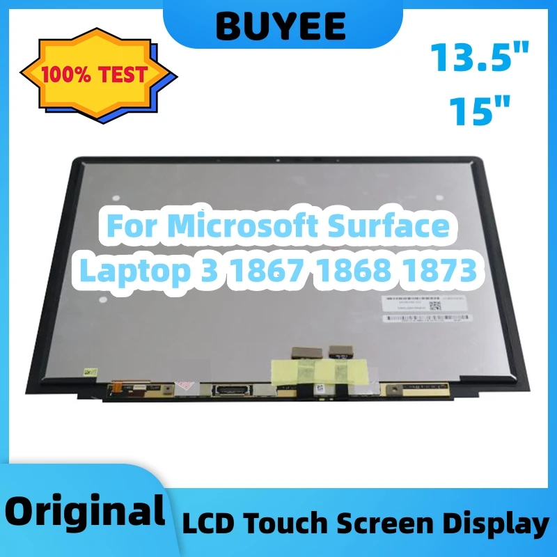 

13.5" 15" New For Microsoft Surface Laptop 3 1867 1868 1873 LCD Touch Screen Assembly LED Display Digitizer Replacement Parts