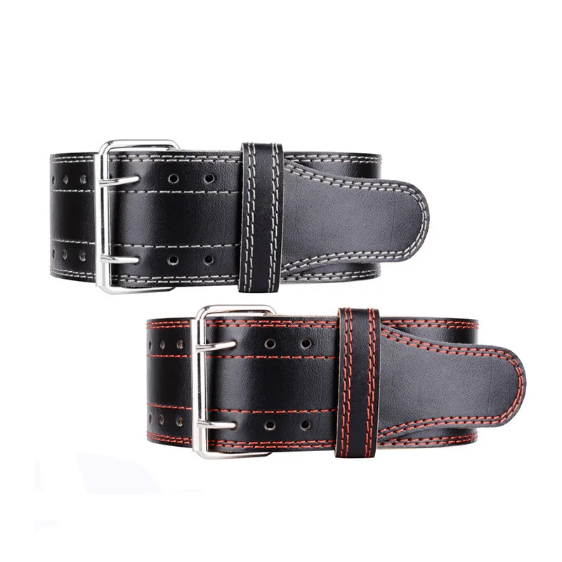 

Fitness Belt Cowhide Weightlifting Belt Bodybuilding Thick Belt Barbell Powerlifting Training Waist Protector Gym Squat Training