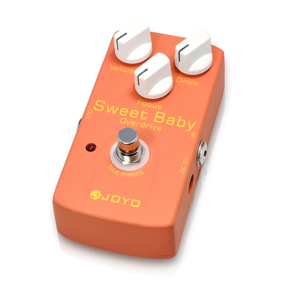 JF-36 SWEET BABY Overdrive Pedal Low Gain Overdrive Effects with FOCUS Knob for