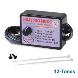 Multi-Sound Electronic Horn Controller with Adjustable Volume and Tone Selection (12 sound)