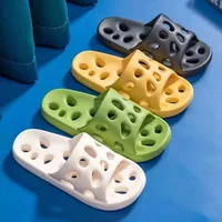 Summer Leaky Slippers Bathroom Bathing Confortable Men Women Couple Home Indoor Non-slip EVA Sandals Slippers Beach Slippers 1