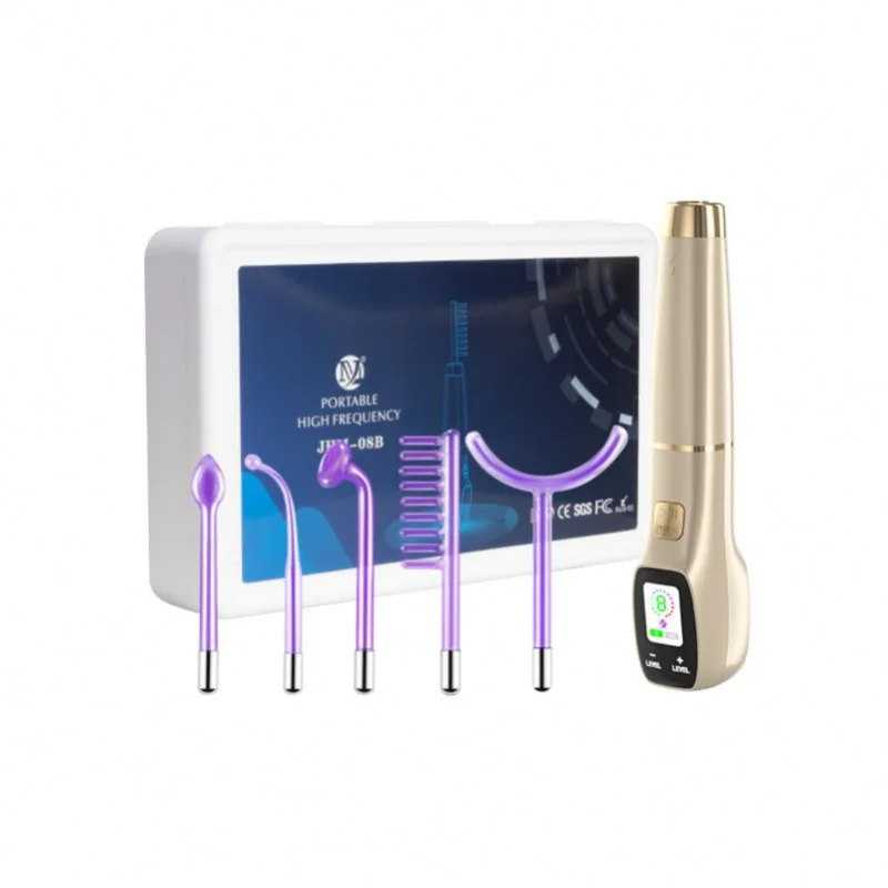 New Design Multifunction LCD Screen 4 in 1 Electric Facial Skin Care Wand Beauty Device 6