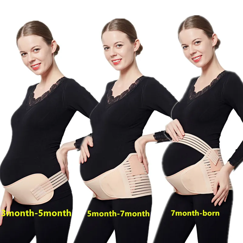 Prenatal Pregnant Women Support Belly Belt Four Seasons Breathable Full Elastic Adjustable Tire Belt