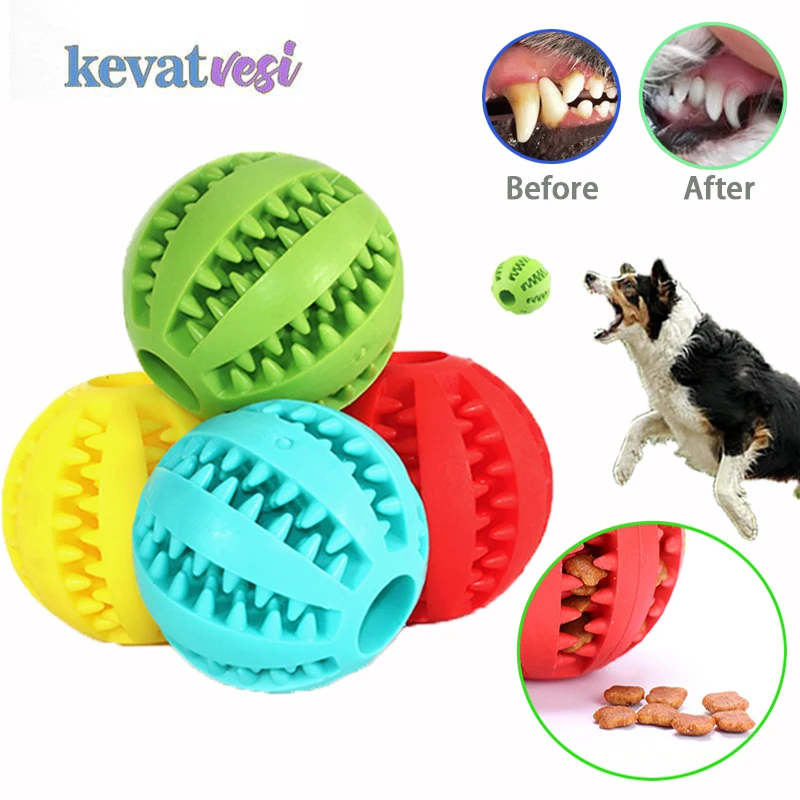 Pet Toys Ball Dog Food Dispensing Ball Chew Interactive Toys for Puppy  Teeth Cleaning Chewing Bite Resistant Exercise Traning Toy for Medium Small  Dogs Puppy Game Ball 