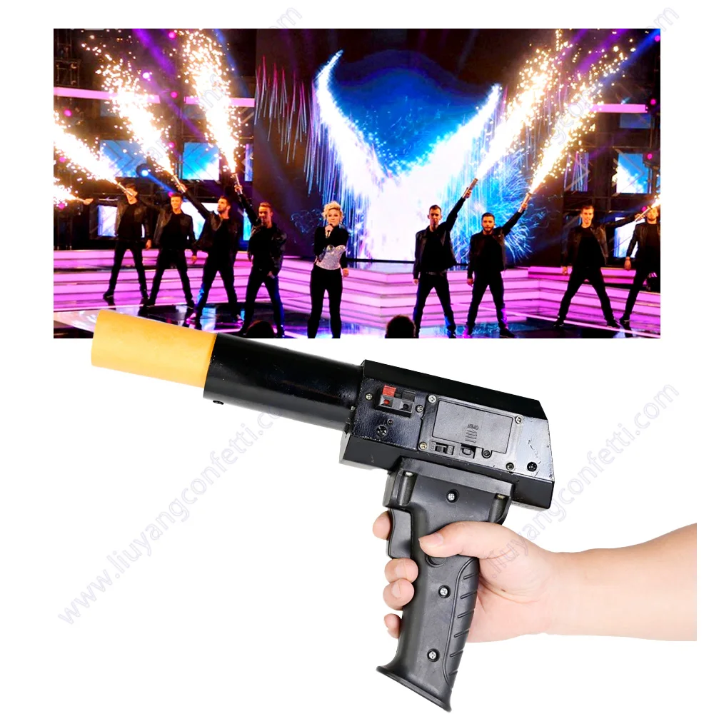FireworkGunHandheldColdPyroShooterDjTorchMetalToyFirecracker