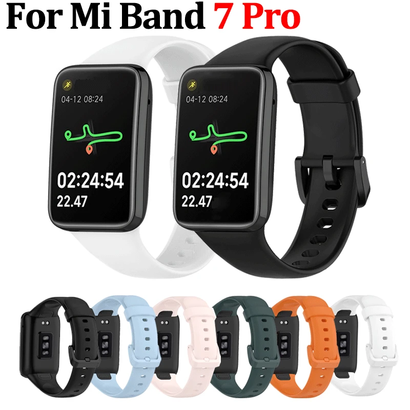 

Strap for Xiaomi Mi Band 7 Pro Smart Sports Bracelet Silicone Replacement Wristband for Miband 7 Pro Wristband Watch Accessories