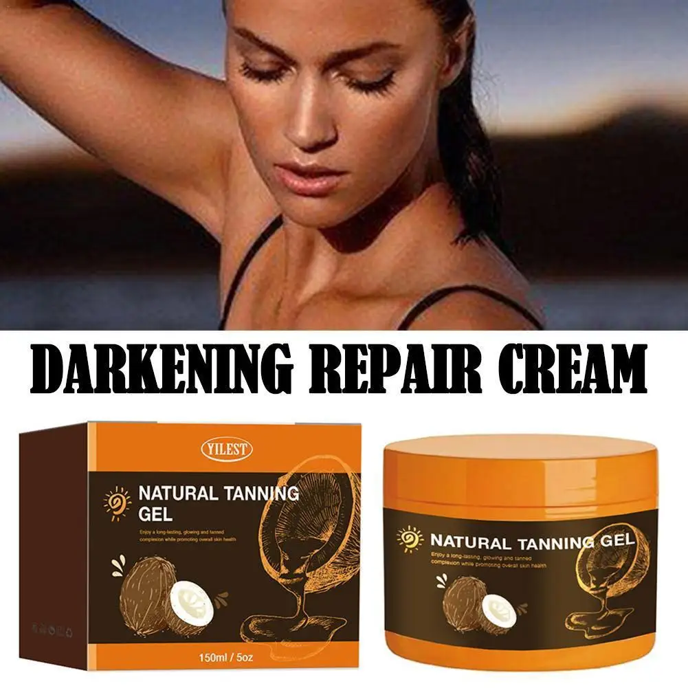 

150ml Darkening Repair Cream Outdoor Seaside To Help Tanning Hydrating Moisturizing Healthy Skin Tone After-sun Repair Beauty