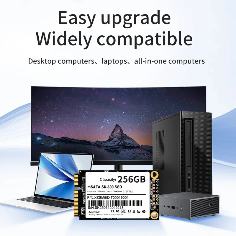 2026 1.8인치 MSSD 64GB HDD 1.8 하드 디스크 드라이브 디스코 내장형 솔리드 스테이트 드라이브 노트북 데스크탑용 8G USB 제공