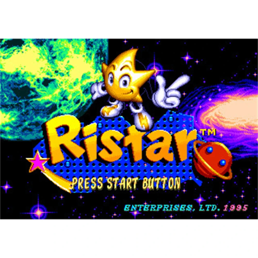 Scheda Di Gioco Ristar 16Bit Md Per Sega Mega Drive Per Genesis