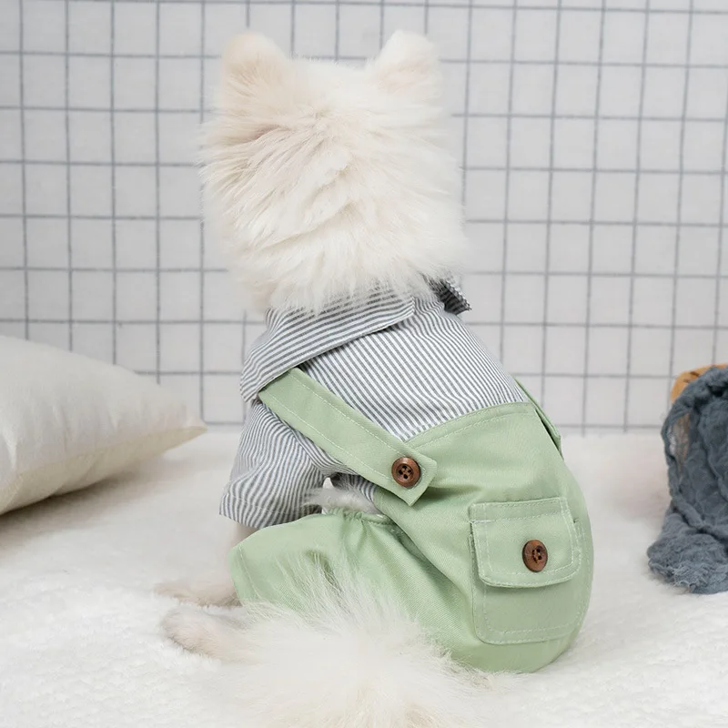 Fashion Dog Clothes Four Legged for Small Medium Cat Jumpsuit Yorkshire Terrier Pomeranian Maltese Bichon Yorkies Clothing |