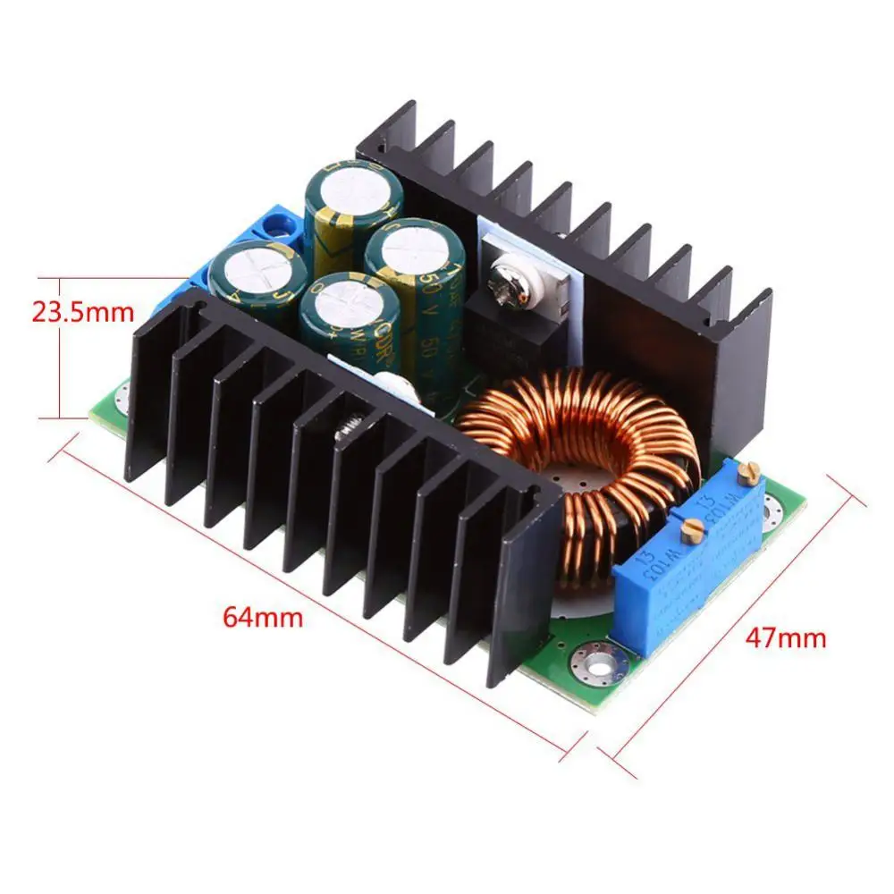 조절식 전원 공급 장치 모듈 LED 드라이버, XL4016 DC-DC Max 9A 스텝 다운 벅 컨버터, 5-40V  1.2-35V