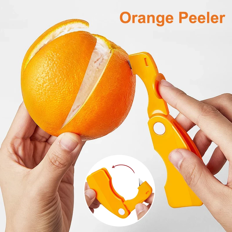 

New Orange Peeler Stripper Orange Device Peeling Knife Juice Helper Citrus Opener Creative Kitchen Fruit Vegetable Tool