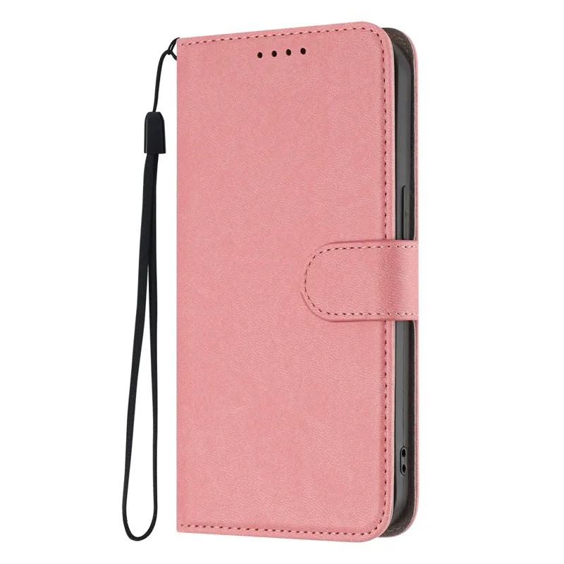 Leather Wallet Flip Case with Magnetic Closure - Stylish Protective Card Holder Phone Cover