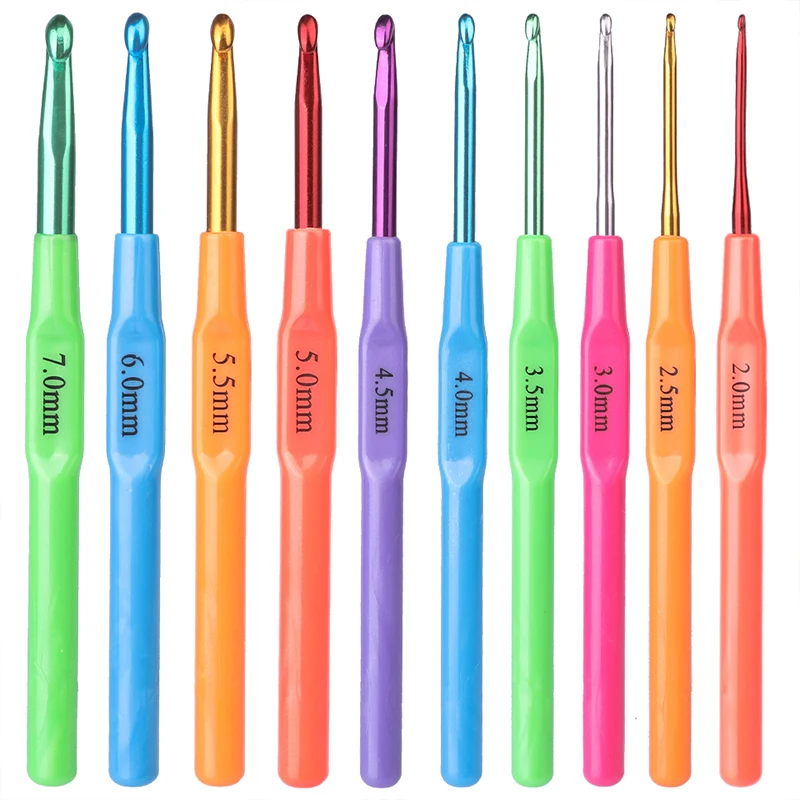 Pony Colour Crochet Hooks Set (2.50 - 3 - 3.50 - 4 - 5 - 6)