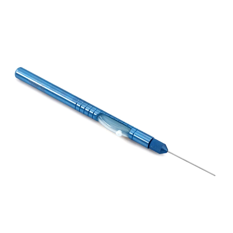 Ophthalmic instruments - Flute needles, titanium alloy, straight eye rinse type with silicone tubing 20G23G