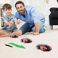 Mini 2 In 1 Car Toys One-key Deformation Car Toys Automatic Transformation Robot Model Car Diecasts Toy Boys Gifts Children Toy 3
