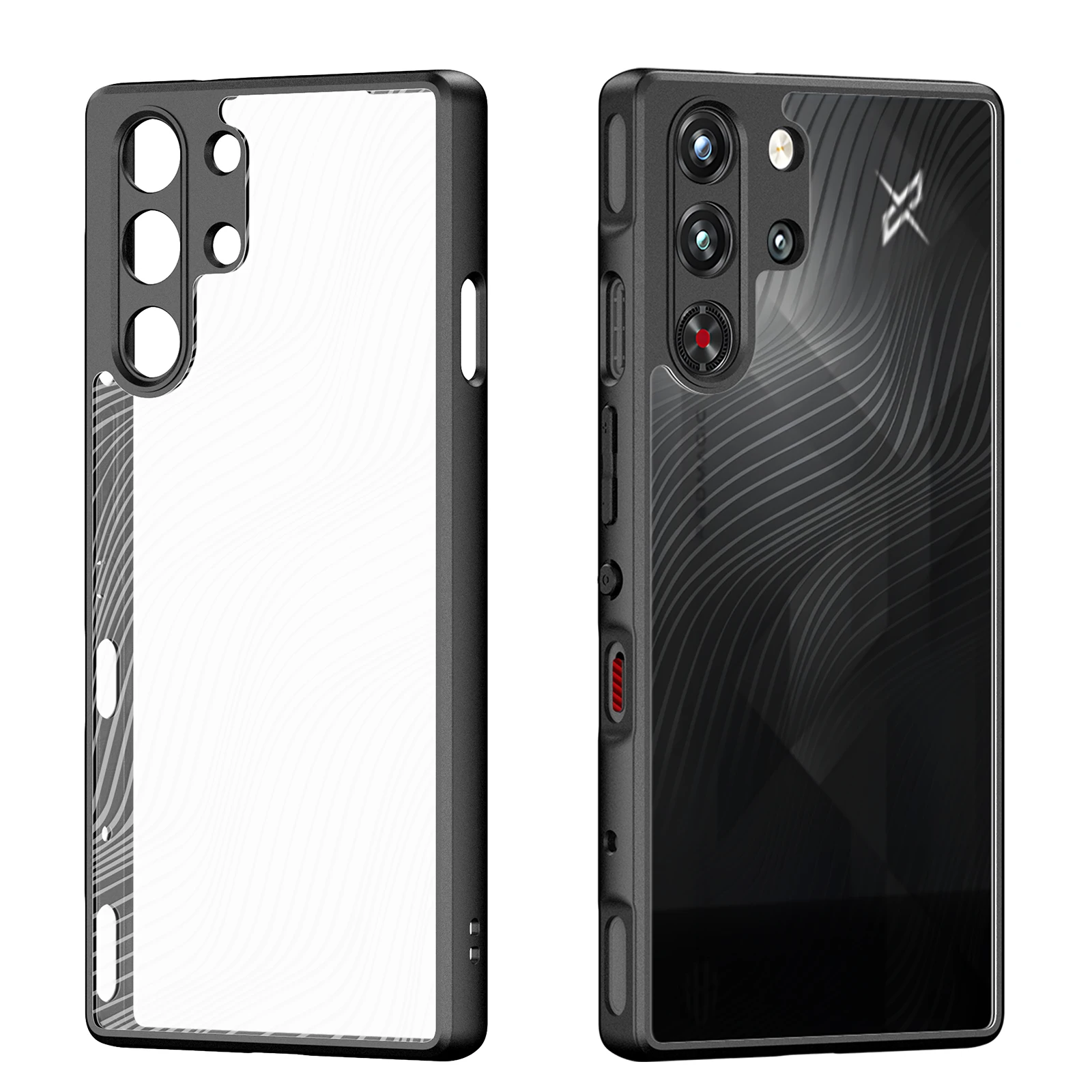 DUX DUCIS Transparent Anti-Drop TPU+Acrylic Phone Case with Airbag Cushioning