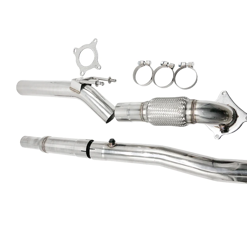 

New Arriving 3" Turbo Exhaust Downpipe Fit 06-11 Au*di A3 06-09 V*W GT*I 2.0T FSI & TSI CCTA MKV