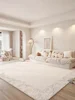 Log Style Soft Living Room Carpet Modern Light Luxury Decorative Carpets Machine Washable Room Rug Beige Forest Bedroom Rugs 양탄자 3
