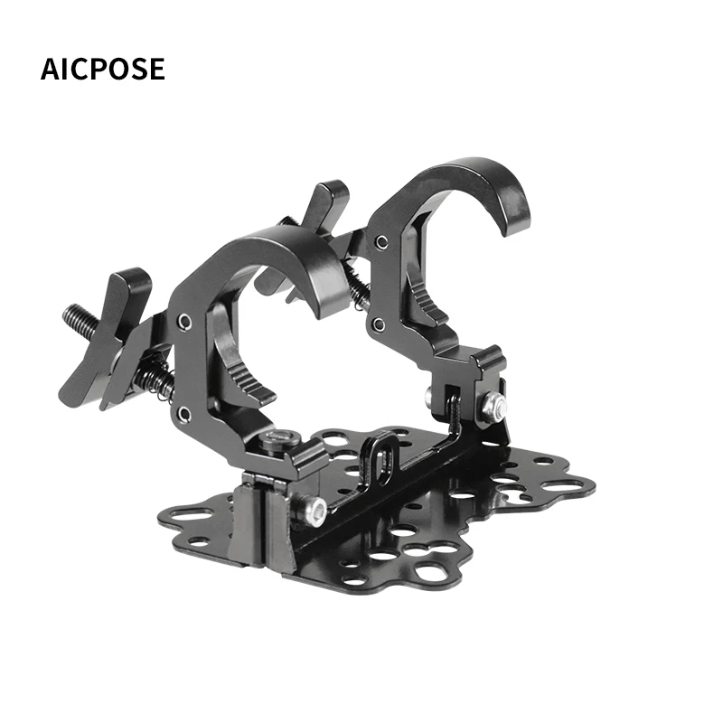 Stage light hook folding clamp aluminum truss pipe clamp load-bearing 200 kg suitable for 230W beam light accessories