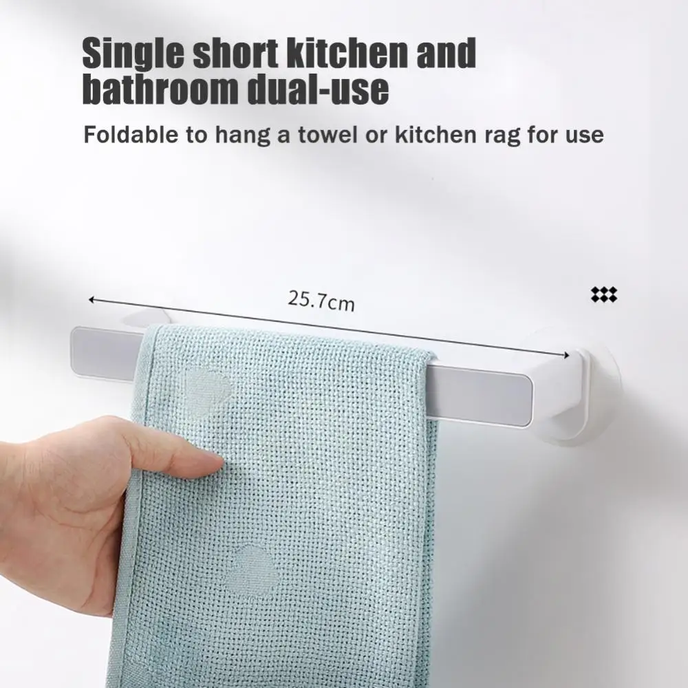 Self-adhesive Towel Holder Rack Wall Mounted Towel Hanger Bathroom Bar Shelf Shoes Holder Hanging Bathroom Organizer