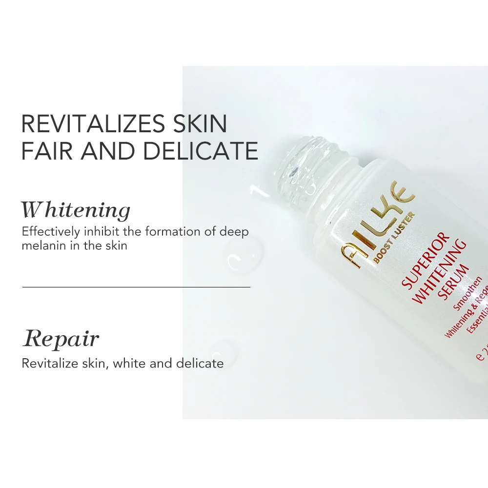 AILKE Superior Lighten Vitamin C Face Serum, Moisturizes, Hydration, Remove Hyperpigmentation, Black Spots, Freckles, Clean Skin