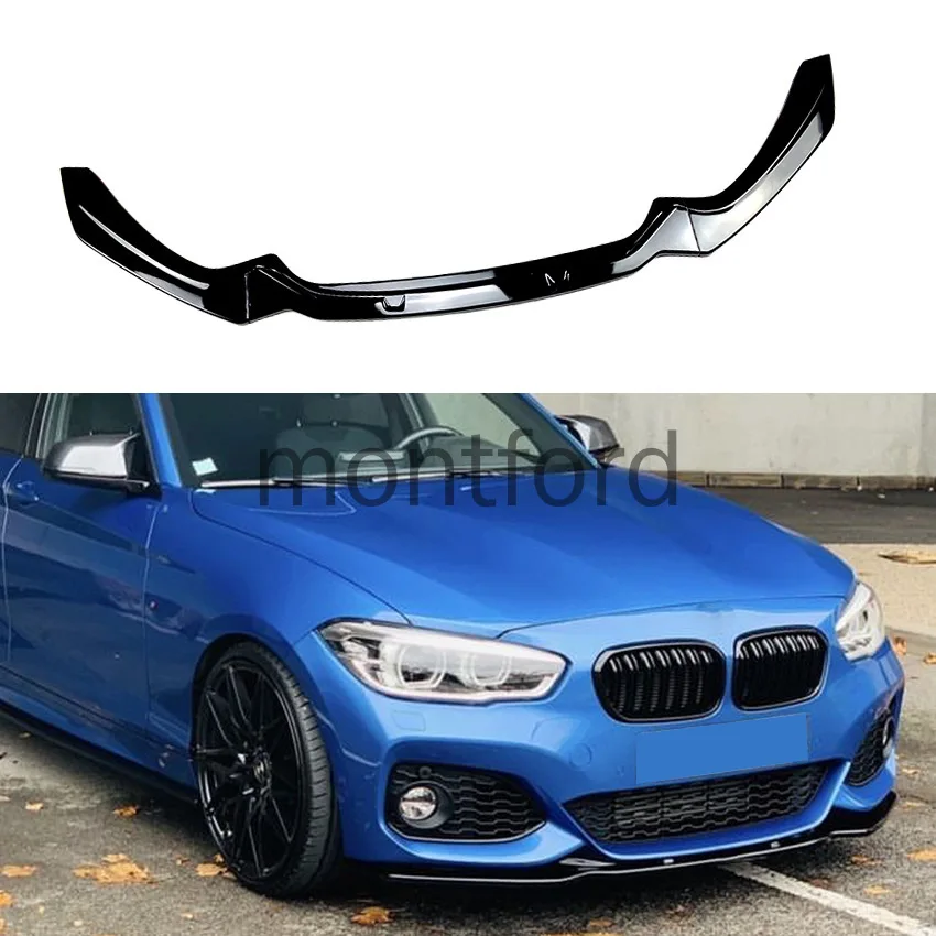 

Front Bumper Lip For BMW 1 Series F20 F21 M-Pack Facelift LCI 118i 120i 15-19 Spoiler Splitter Body Kit Guard Car Accessories