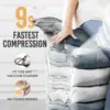 12 Pack Vacuum Storage Bags Space Saver, Jumbo Cube 31x40x15 Inch, Extra Large Vacuum Seale Bags for Comforters Blankets, Beddin 4