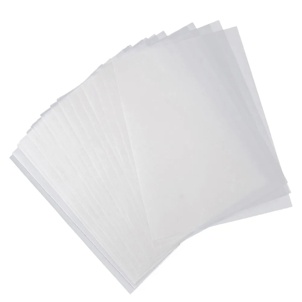 100Pcs 황산 트레이싱 페이퍼 투명 퇴색 방지 스케치 드로잉 복사 용지 크리 에이 티브 드로잉