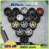 SpeedCG 1/64 ABS Wheels with Rubber Tire Type F Modified Parts Diameter 10mm For Model Car Racing Vehicle Toy Hotwheels Tomica 1