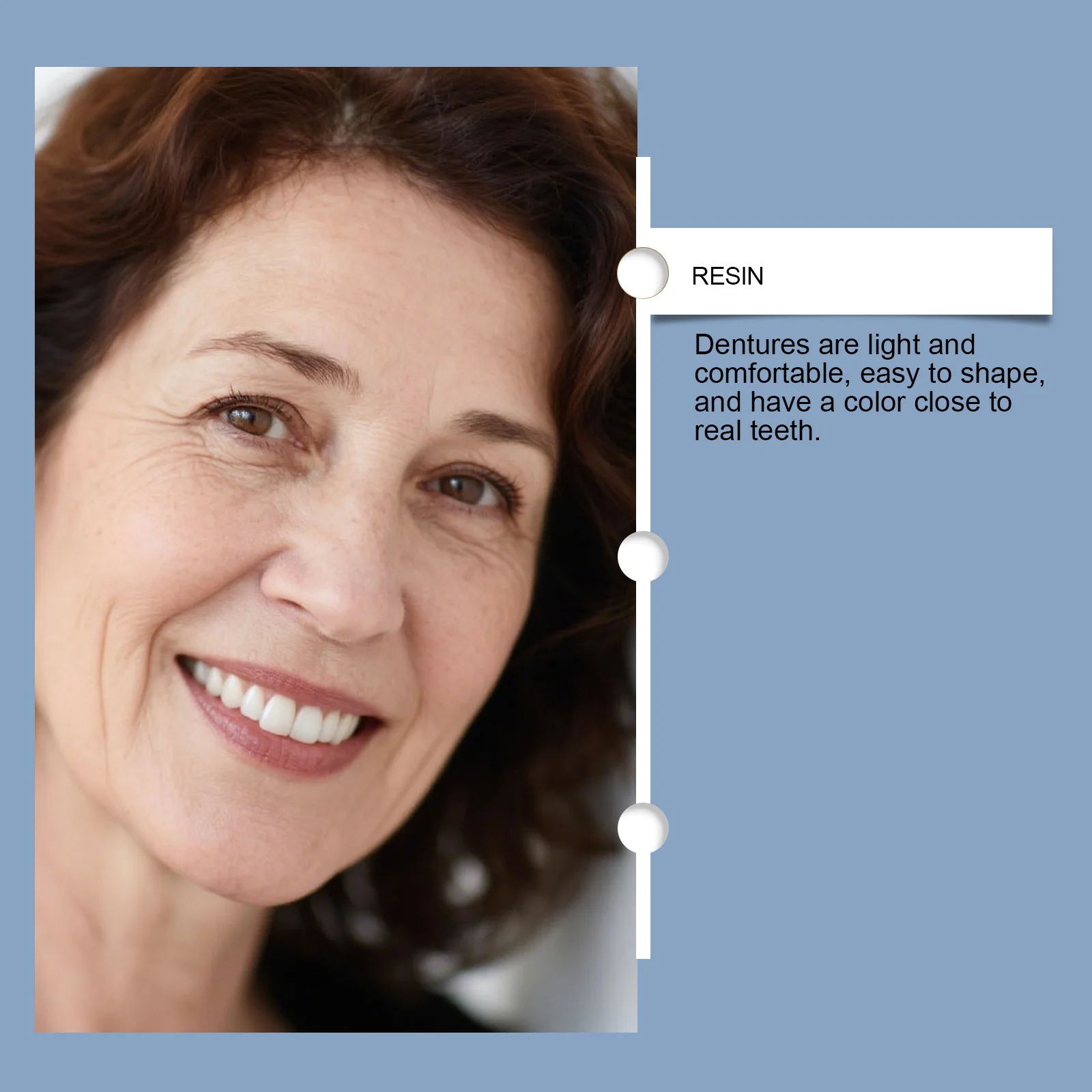 Denture Silicone Kit Dentures Teeth: A denture set that comfortably fills tooth gaps and enhances smile aesthetics.