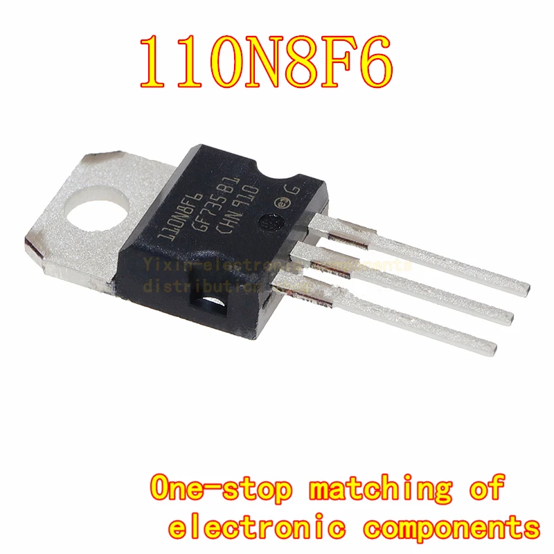 

10PCS/Pack STP110N8F6 to-220110a 80V electric vehicle controller, the new 110N8F6