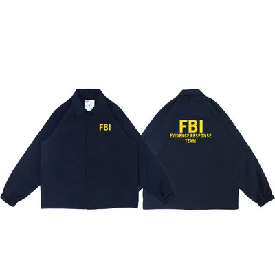 INTERBREED FBI COACH JACKET ポロベア Identification Jacket | Men's Fbi Jacket | Coach Jacket Men