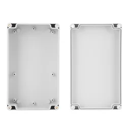 Durable Water - Resistant Project Enclosure Box - IP65 ABS Wiring Junction Case (White)