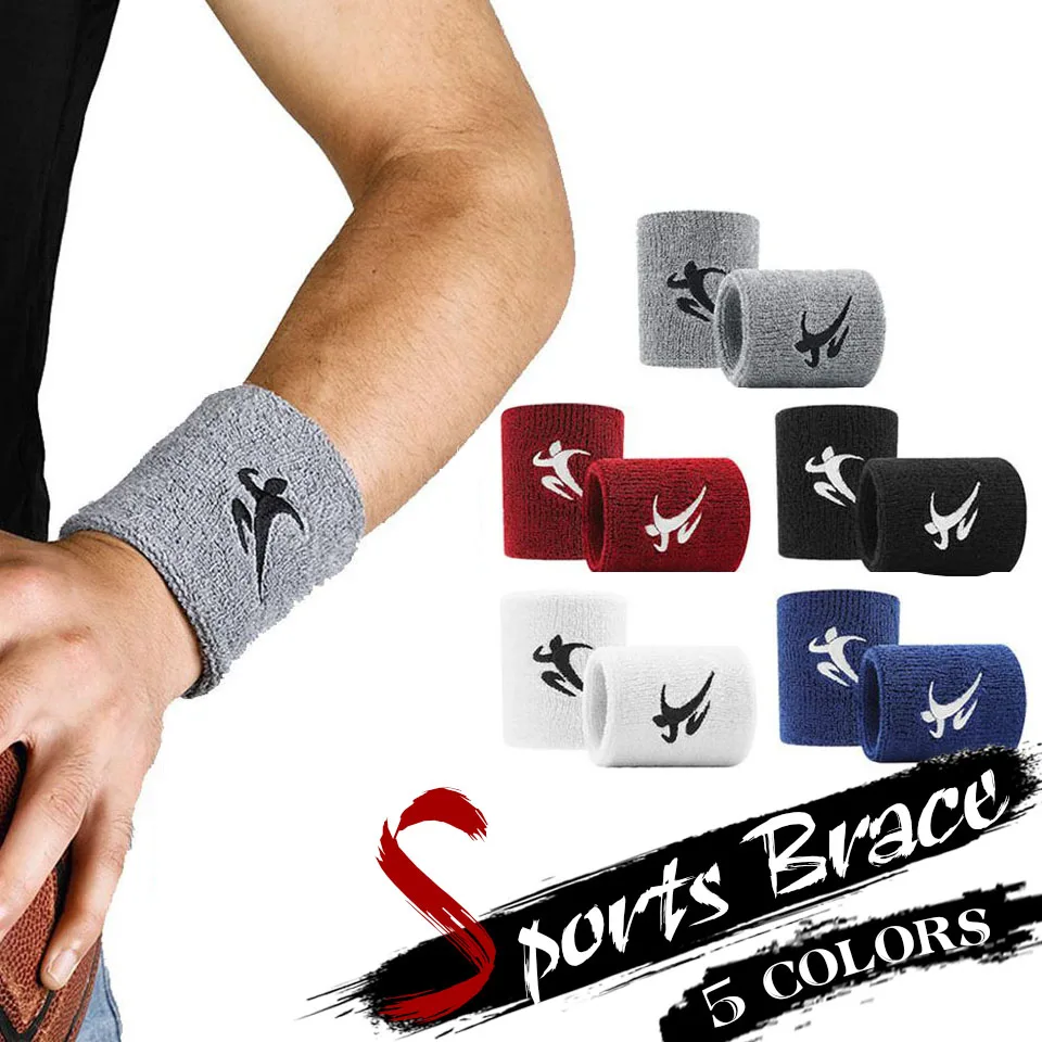 Wrist Brace Support wrist sweat wristbands wrist brace wrist guard wrist support band wrist straps wrist support wrist sweatband Breathable Ice Cooling Tennis Wristband Wrap Sport Sweatband For Gym Yoga Volleyball Hand Sweat Band 1Pc
