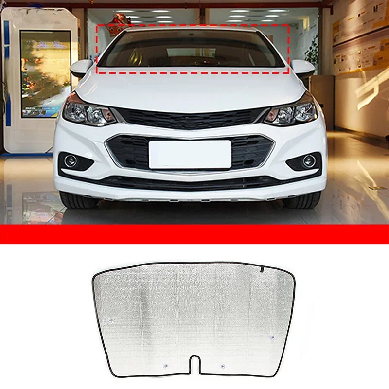 

For Chevrolet Cruze 2017-2020 Aluminum Foil Car Styling Car Front Windshield Anti-UV Sun Shade Car Protection Accessories