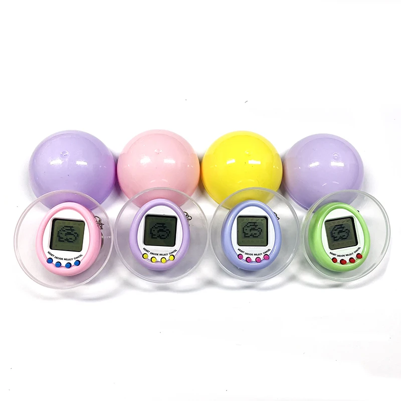 1PCS Funny Macaron Capsules Electronic Pets Tamagotchi 90S Nostalgic 49 Pets In One Virtual Cyber Digital Pet  Pixel Toys 4