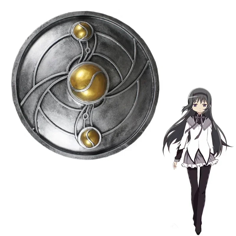 

Anime Puella Magi Madoka Magica Akemi Homura Cosplay Prop Weapon Shield Halloween Fancy Party