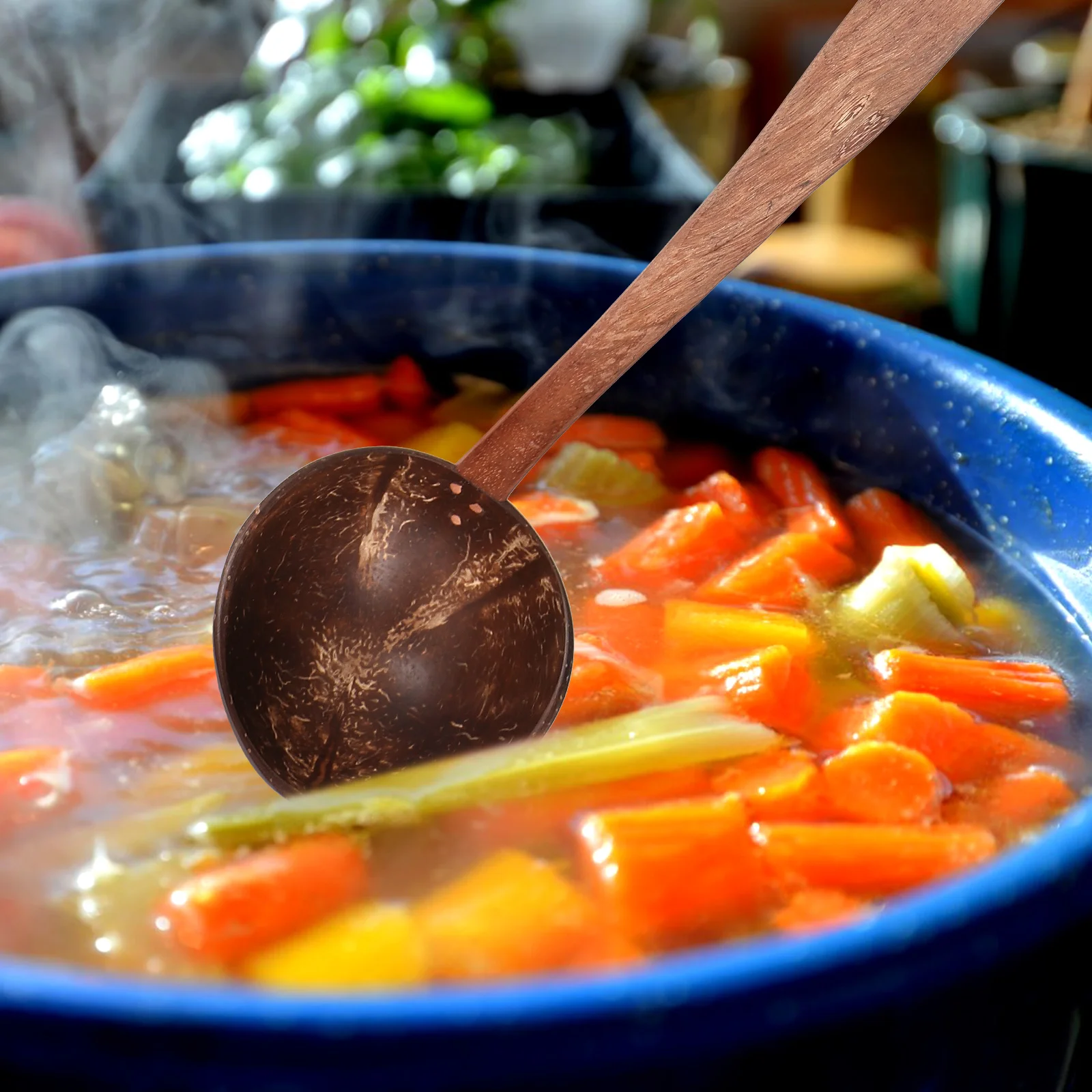 

Coconut Shell Spoon Soup Spoons Water Handheld Ladle Supplies Coconuts Multi-use Multipurpose