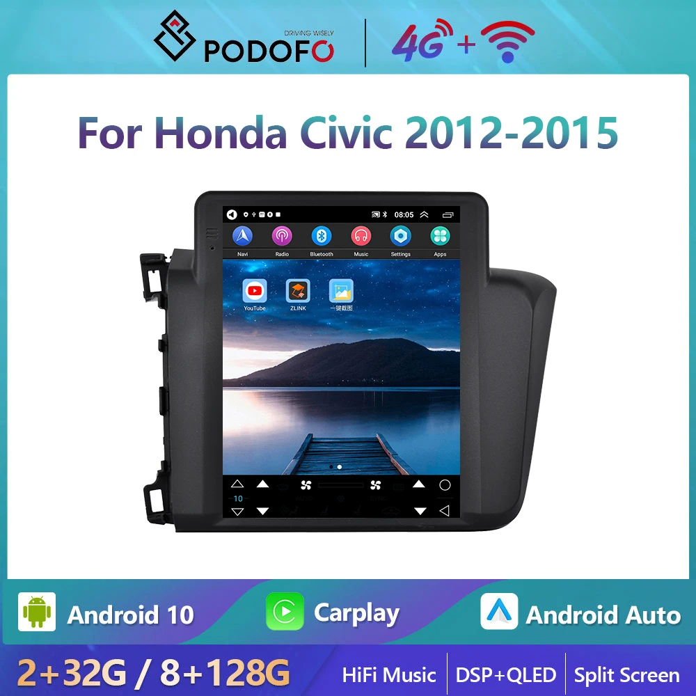PodofoAndroid10DSPCarRadioMultimidiaVideoPlayerNavigationGPSForHondaCivic20122015.jpg
