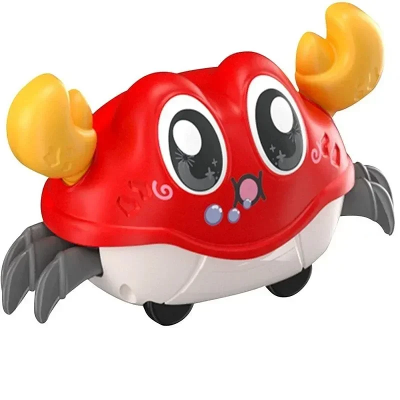 Crawling Crab Tummy Time Walking Dancing Toy Baby Sensory Toys Infant Learning Crawl Gifts Double Force Walking Crawling Toys